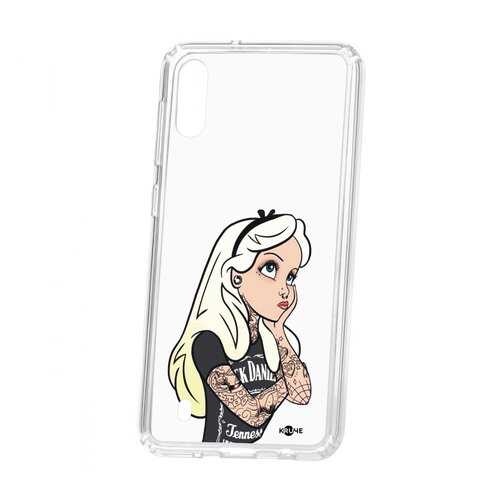 Чехол Kruche Samsung Galaxy M10 Print Tattoo Girl в Ростелеком