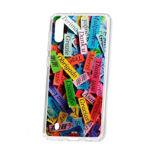 Чехол Kruche Samsung Galaxy M10 Print Thank you в Ростелеком
