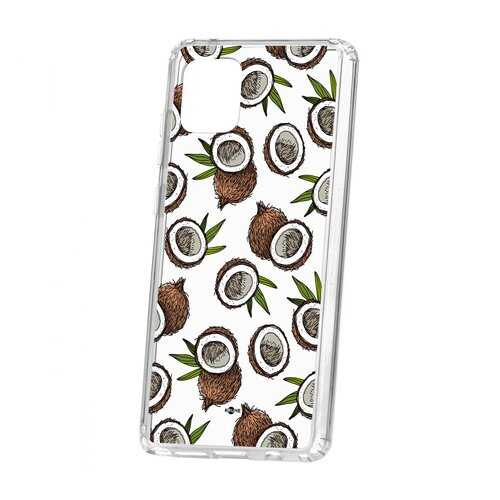 Чехол Kruche Samsung Galaxy Note 10 Lite Print Кокосы в Ростелеком