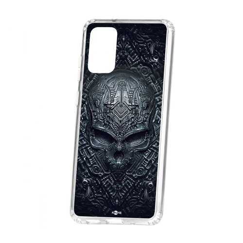 Чехол Kruche Samsung Galaxy S20 Plus Print Череп техно в Ростелеком