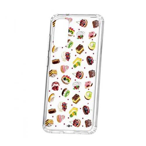 Чехол Kruche Samsung Galaxy S20 Print Cake в Ростелеком