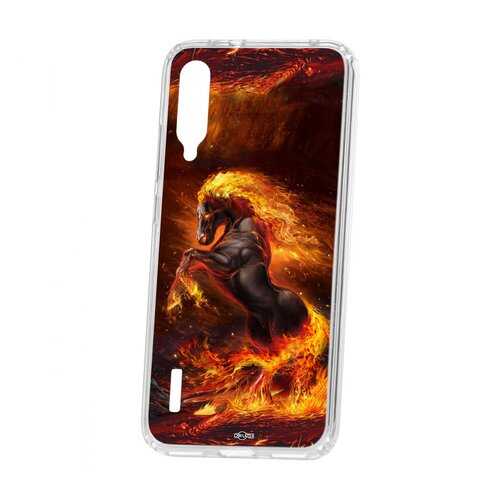 Чехол Kruche Xiaomi Mi A3 Print Конь огонь в Ростелеком