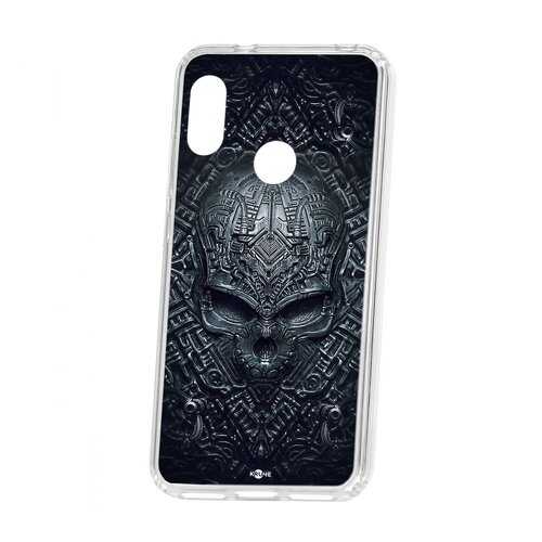 Чехол Kruche Xiaomi Redmi 6 Pro Print Череп техно в Ростелеком