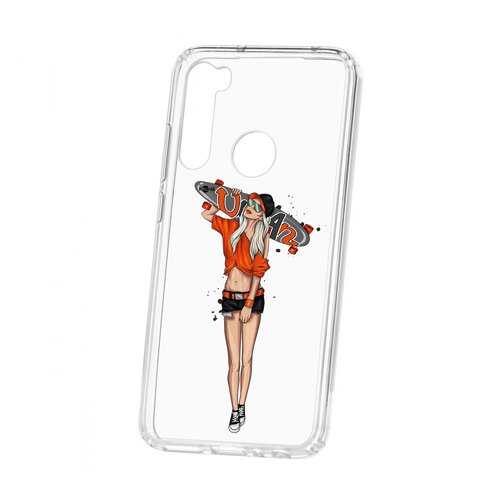 Чехол Kruche Xiaomi Redmi Note 8 Print Лонгборд в Ростелеком