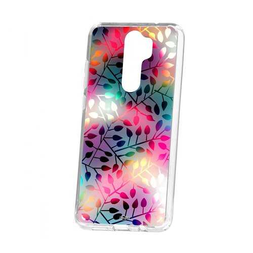 Чехол Kruche Xiaomi Redmi Note 8 Pro Print Цветные листья в Ростелеком