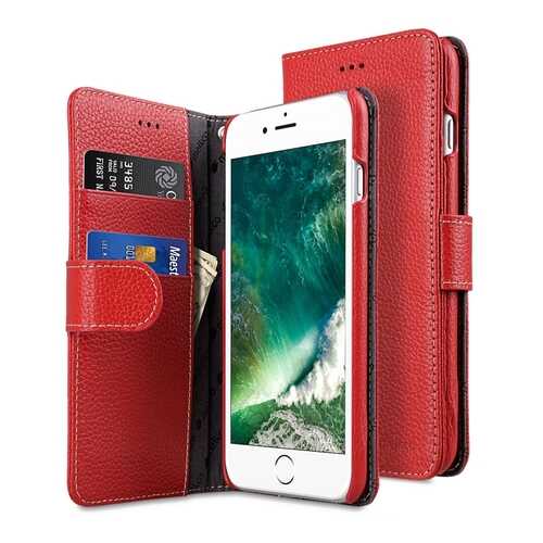 Чехол Melkco для Apple iPhone 7 Plus/8 Plus - Wallet Book Type, Red в Ростелеком