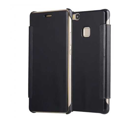 Чехол MyPads для Samsung Galaxy S6 Edge Clear View Cover Black в Ростелеком