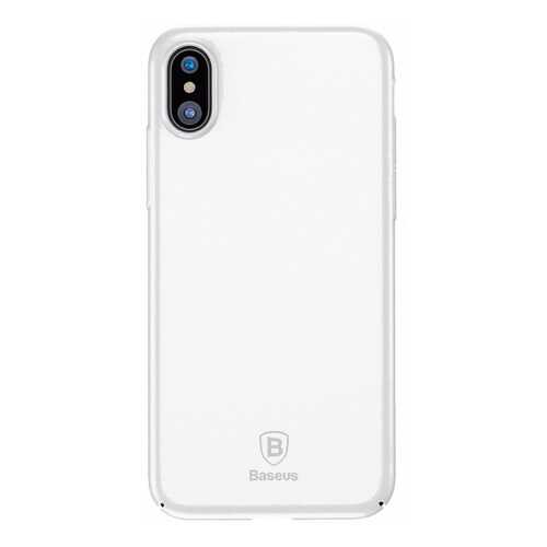 Чехол-накладка Baseus Thin Case (WIAPIPHX-ZB02) для iPhone X (White) в Ростелеком