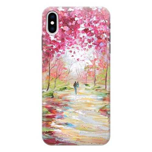 Чехол RE:PA для Apple iPhone XS Max с принтом Весенняя роща в Ростелеком