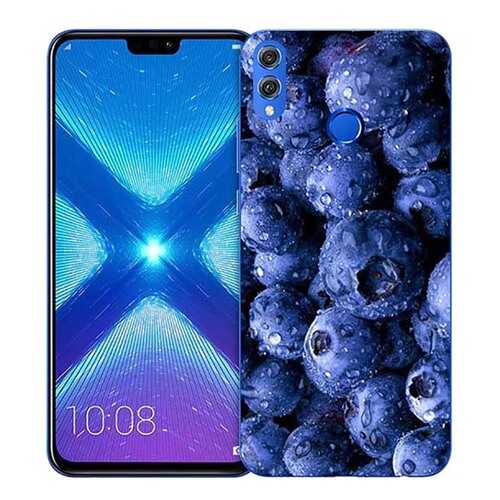 Чехол RE:PA для Huawei Honor 8X с принтом Черника в Ростелеком