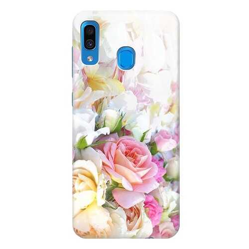 Чехол RE:PA для Samsung Galaxy A20 с принтом Нежные розы в Ростелеком