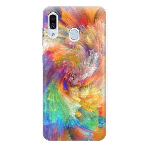 Чехол RE:PA для Samsung Galaxy A40 с принтом Акварельная красота в Ростелеком