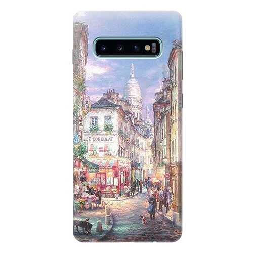 Чехол RE:PA для Samsung Galaxy S10 Plus с принтом Пейзаж Монмартра в Ростелеком