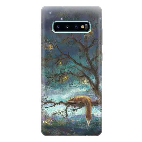 Чехол RE:PA для Samsung Galaxy S10+ с принтом Лиса на дереве в Ростелеком