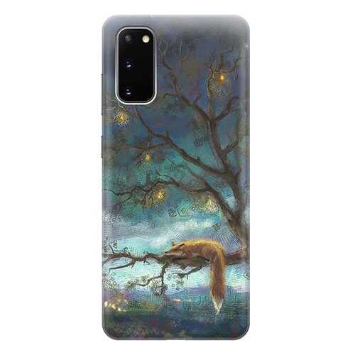 Чехол RE:PA для Samsung Galaxy S20 с принтом Лиса на дереве в Ростелеком