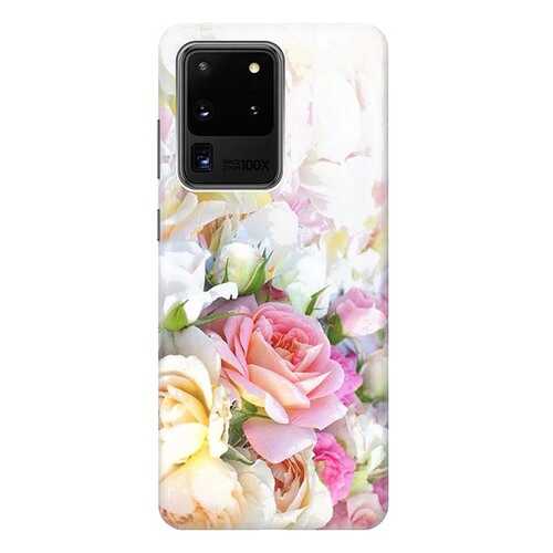 Чехол RE:PA для Samsung Galaxy S20 Ultra с принтом Нежные розы в Ростелеком