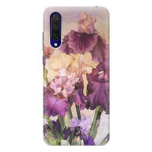 Чехол RE:PA для Xiaomi Mi 9 Lite / CC9 с принтом Фиолетовые цветы в Ростелеком