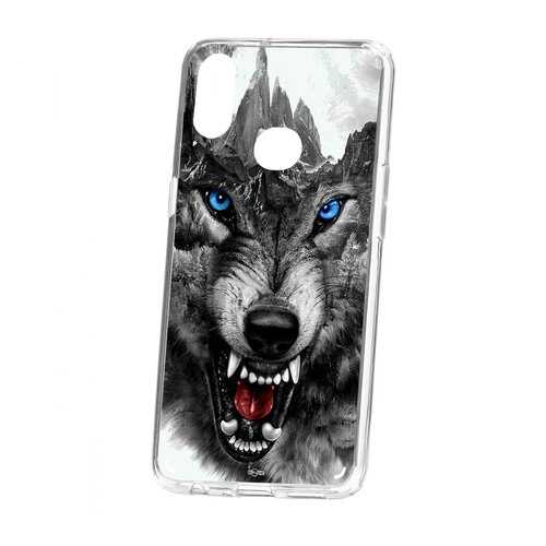 Чехол Samsung Galaxy A10S Kruche Print Волк в Ростелеком