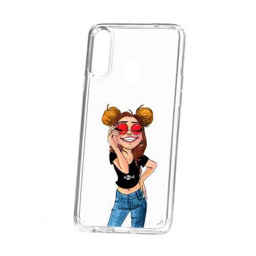 Чехол Samsung Galaxy A20S Kruche Print Smiling в Ростелеком