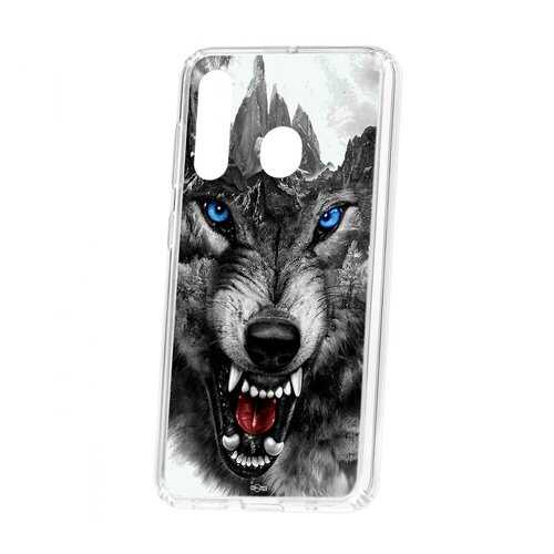 Чехол Samsung Galaxy A60 2019 Kruche Print Волк в Ростелеком
