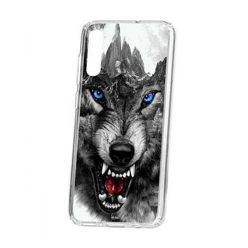 Чехол Samsung Galaxy A70 2019 Kruche Print Волк в Ростелеком