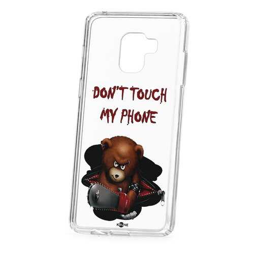 Чехол Samsung Galaxy A8+ 2018 (A730) Kruche Print Не бери мой телефон в Ростелеком