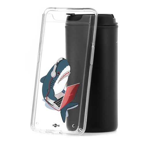 Чехол Samsung Galaxy A80 Kruche Print Акула в Ростелеком