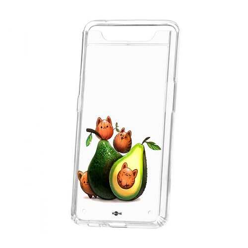 Чехол Samsung Galaxy A80 Kruche Print Авокотики в Ростелеком