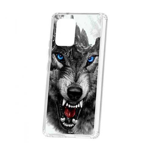 Чехол Samsung Galaxy S10 Lite Kruche Print Волк в Ростелеком