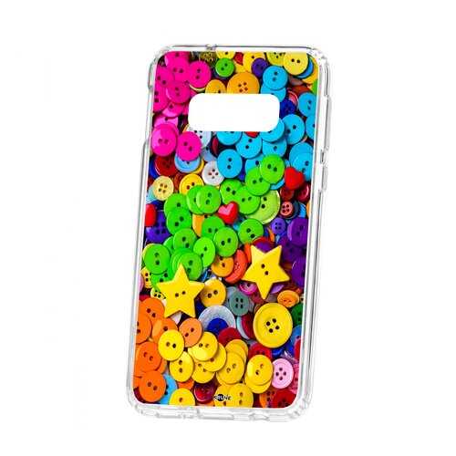 Чехол Samsung Galaxy S10e Kruche Print Пуговки в Ростелеком