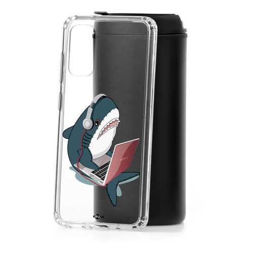 Чехол Samsung Galaxy S20 Kruche Print Акула в Ростелеком