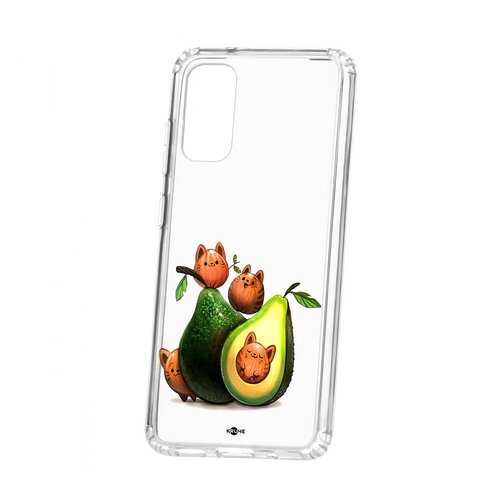 Чехол Samsung Galaxy S20 Kruche Print Авокотики в Ростелеком