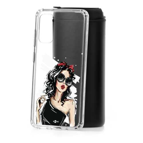 Чехол Samsung Galaxy S20 Kruche Print Фэшн леди в Ростелеком