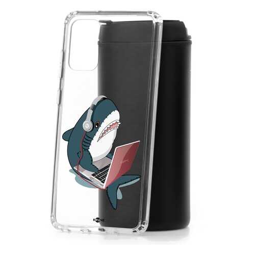 Чехол Samsung Galaxy S20 Plus Kruche Print Акула в Ростелеком