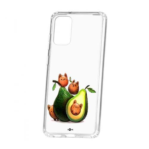 Чехол Samsung Galaxy S20 Plus Kruche Print Авокотики в Ростелеком