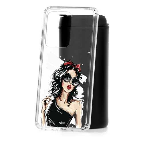 Чехол Samsung Galaxy S20 Ultra Kruche Print Фэшн леди в Ростелеком