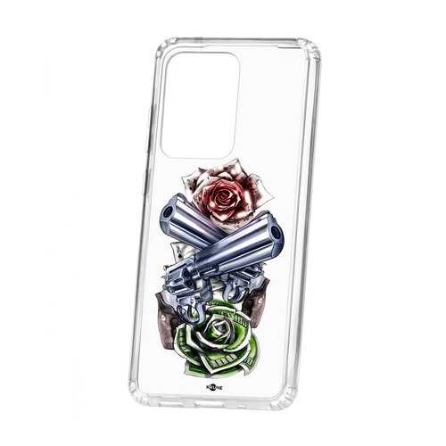 Чехол Samsung Galaxy S20 Ultra Kruche Print Карты деньги 2 ствола в Ростелеком