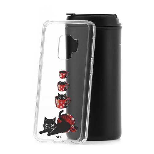 Чехол Samsung Galaxy S9 Kruche Print Котенок в чашке в Ростелеком