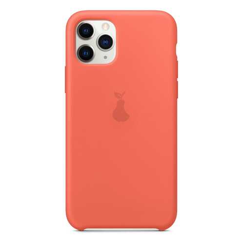Чехол Silicone Case для iPhone 11 Pro Max Премиум, оранжевый, SCPQIP11PM-08-CLEM в Ростелеком