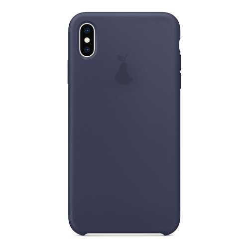 Чехол Silicone Case для iPhone XS Max, Dark Blue, SCIPXSM-08-MIDN в Ростелеком