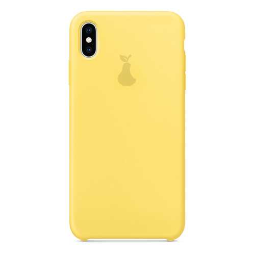 Чехол Silicone Case для iPhone XS Max, желтый, SCIPXSM-04-YELO в Ростелеком
