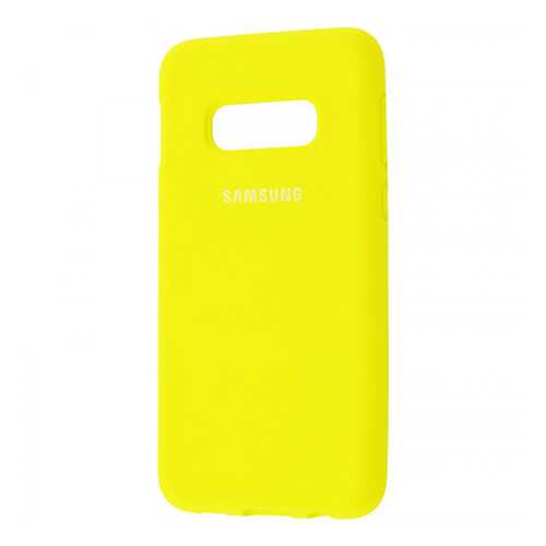 Чехол Silicone Cover для Samsung Galaxy S10 E (full protective) Yellow в Ростелеком