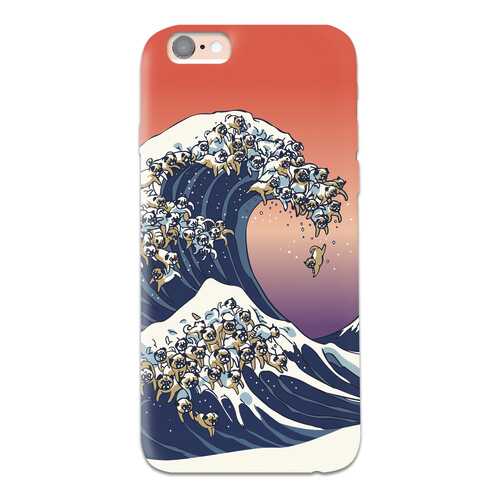 Чехол СМАКС The Great Wave of Pug для Apple iPhone 6/6S в Ростелеком