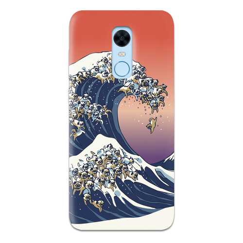Чехол СМАКС The Great Wave of Pug для Xiaomi Redmi 5 Plus (2017) в Ростелеком