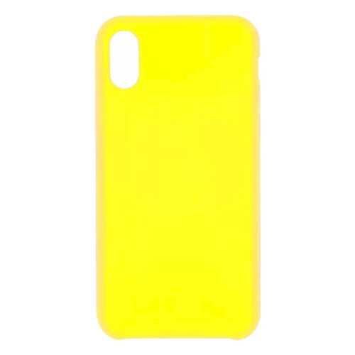 Чехол TFN для Iphone XS Rubber E4 yellow в Ростелеком