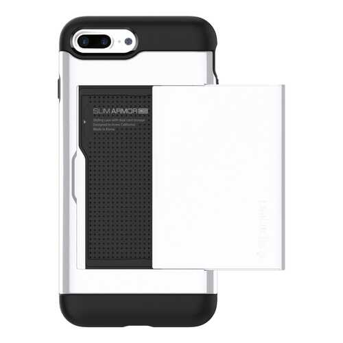 Чехол-визитница Spigen Slim Armor CS для iPhone 7 Plus/8 Plus Jet White (043CS21044) в Ростелеком