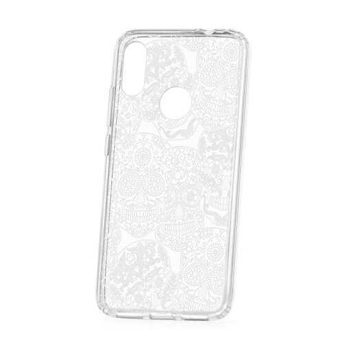Чехол Xiaomi Redmi Note 7 Kruche Print Skull White в Ростелеком