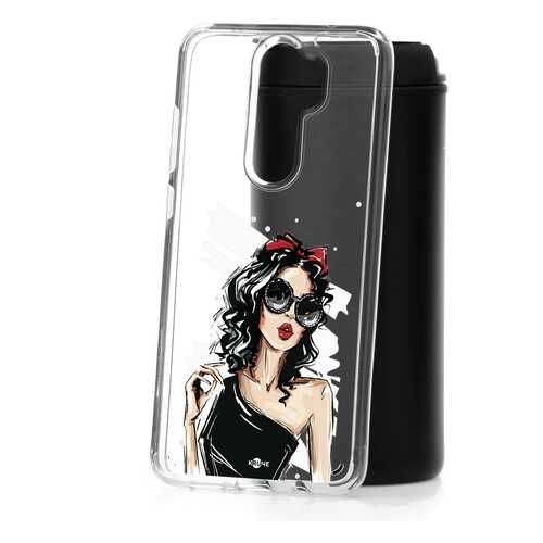 Чехол Xiaomi Redmi Note 8 Pro Kruche Print Фэшн леди в Ростелеком