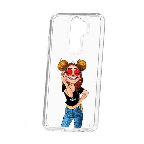 Чехол Xiaomi Redmi Note 8 Pro Kruche Print Smiling в Ростелеком