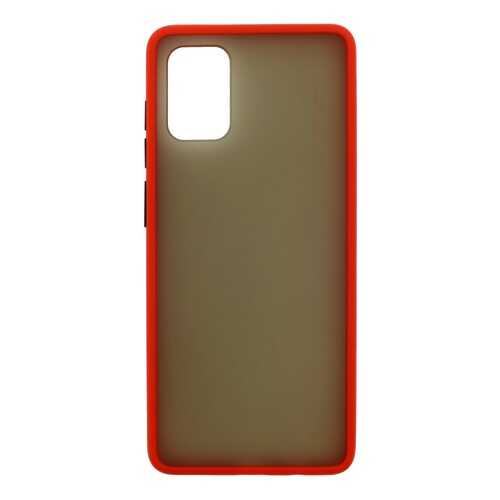 Чехол Zibelino Plastic Matte для Samsung Galaxy A71 (A715) Red в Ростелеком